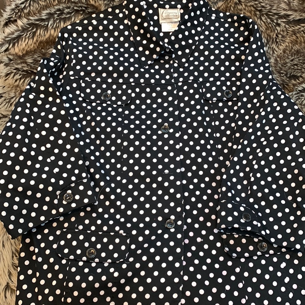 Company Collection Black Polka Dot Jacket
